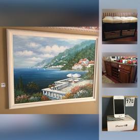 MaxSold Auction: This online auction features a printer, holiday decor, glassware, lamps, DVDs, CDs, figurines, wall art, rugs, TVs, washer and dryer, grill, outdoor furniture and much more.