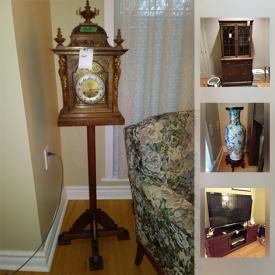 MaxSold Auction: This online auction features golf clubs, china, wall art, vases, fireplace accessories, figurines, TV, plants, cello, first aid kit, and much much more...