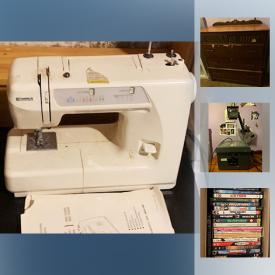 MaxSold Auction: This online auction features Vintage projector, jewelry, Playdead Armoire, wood dresser, sewing machine, coffee table books, furs and much more!