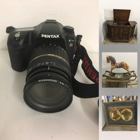 MaxSold Auction: This online auction features a 1927 Rock-Ola jukebox; video games and consoles - Playstation, Xbox, Game cube Wii; photography equipment; small appliances; Yamaha keyboard; toy rocking horses and much more!