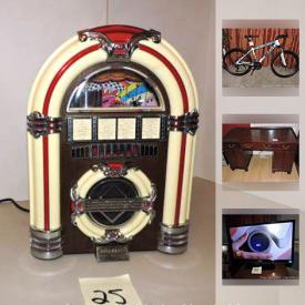 MaxSold Auction: This online auction features Antique Armoire, Vintage DC Comics, Vases, Antique Vanity Desk, Antique Rocking Chair, Antique Majestic Radio Wood Cabinet, Dining Table with Leaf, bikes and much more!