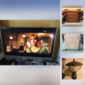 MaxSold Auction: This online auction features Denby Casserole Dish, Bread maker, Wood Boxes, Hamilton Beach Fridge, Fondue set, Magellan Roadmate, Golf Set For Kids, DVDs, Wine Rack, Wood Distresses Bureau, Distressed Wood Cabinet, Large Screen HD Plasma T.V. and much more!