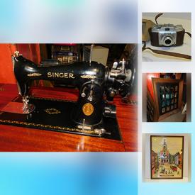 MaxSold Auction: This online auction features figurines, sewing machine, cameras, bicycles, artwork, luggage, CDs, rain barrels, glass decor, lamps, heaters and much more.