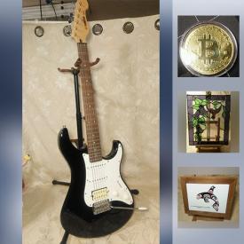 MaxSold Auction: This online auction features collectibles such as signed Frontenac's jersey, Kingston pewter ornament, and fine bone china, electronics such as 50” Toshiba TV, quadcopter drones, and Sony wireless headphones, Yamaha electric guitar, small kitchen appliances, Indian tapestry, aquarium, Christmas decor, puzzles, NIB backpacks, hand tools, home decor, instruments, and much more!