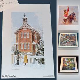 MaxSold Auction: This online auction features Limited Edition prints and art including Robert Bateman "Galloping Giraffes" limited edition print framed, Norman Kelly "Ringneck Pheasant" original oil on canvas, Anne Cote "New Sunglasses" limited edition print, Oswald Schenk "Algonquin" limited edition print, Terry Isaac "Gold on the Rose - American Goldfinch" limited edition print, Johnny Inukpuk, Sedna Inuit soapstone carving, Pavinak Petaulassie Young Caribou Inuit Carving signed, Alan Sahkaravz "Swan" large original oil on canvas and much more!