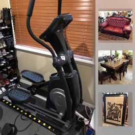 MaxSold Auction: This online auction features Stationary Bike, Elliptical Machine, Mirrors, Dinner Table And Chairs, Egyptian Fine Art Pictures, Wizard of Oz print, Smart Watch NIB, swords, Just Lovely Doll and much more!