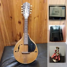 MaxSold Auction: This online auction features a Wii Sport, Wii games, Playstation 3, Acer Notebook, ASUS desktop computer, mandolin, Royal Doulton figurines, Dewalt power tools, Rolling Stones and The Beatles DVDs, pizza oven, children punching bag, electronic project lab, aluminum ladder, spare tire, mirror and more!