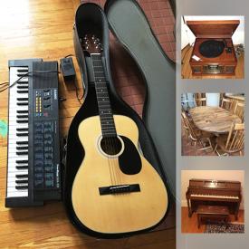 MaxSold Auction: This online auction features artworks, furniture, musical instrument, appliances, Char Broil BBQ, toys, Wedgwood China, collectibles, power tools, garden tools and much more.