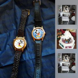 MaxSold Auction: This online auction features large signed art, jewelry gift sets, vintage watch collection. COLLECTIBLE: Hummels and character figures; milk jug and copper pot with porcelain handle. SCRAPBOOKING MATERIALS and much more!