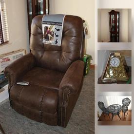 MaxSold Auction: This online auction features lamps, toys, TVs, clocks, books, wall art, office supplies, printers, leaf blowers, tools, power washer, CDs, VHS tapes and much more.