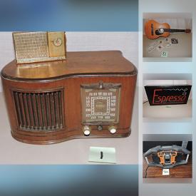 MaxSold Auction: This online auction features COLLECTIBLE: Baseball, CFL/NFL football cards, TV series cards; coin; Batman; spoons; chandelier pieces; Goebel dogs; LPs; ephemera - Headline newspapers; die cast and slot cars; 37 lbs of marbles; tea cup sets and Capodimonte covered dish. TOOLS: Ryobi table saw and router, Master Craft sliding compound miter saw, rigid rotary sander, several shop vacs; many hand tools and toolboxes and more! Acoustic Martin guitar. GLASS: Pink. AUTOMOTIVE. SEWING AND CRAFTS and much more!