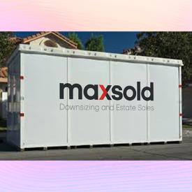 MaxSold Auction: This online auction features a PODS container featuring heavy metal outdoor furniture - swing, large round glass table and four chairs, chaise lounge, small black glass side tables, lower portion of a Cambro salad bar, dark brown ikea shoe cabinet, gardening tools, vacuums, washer and dryer, cedar fending and posts and more!