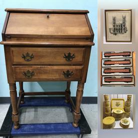 MaxSold Auction: This online auction features a Vintage German cast iron wind up clock, Antique furniture; LPs/45's, Sansui Turntable; Collectible Toys - Tonka/Hot Wheels, HO Gauge Train items, beer steins/tankards, large thimble collection, hockey cards and much more!