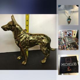 MaxSold Auction: This online auction features jewelry, comic books, records, books, figurines, license plates, magazines, vintage collectors items, board games, antique pens and much more.