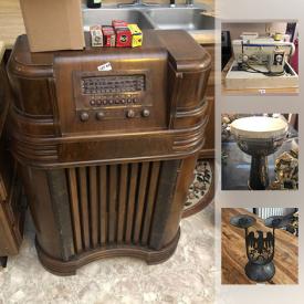 MaxSold Auction: This online auction features Asian collectibles, vases, glass decor, football memorabilia, DVDs, comics, wall art, lamps, vacuum, rugs, speakers and much more!