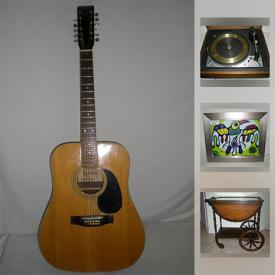 MaxSold Auction: This online auction features Da Bruyn 1914-1981 oil painting on canvas, antique serving trolley with tray, Norval Morrisseau print, spider-chair, Swarovski crystal figurines, Vintage all-metal lemon tree chandelier, Chalet glass, 1919 Whitehouse Cookbook, Wedgewood - England Jasperware teapot, Vintage Mickey Mouse telephone, Tonka bulldozer toy and much more!