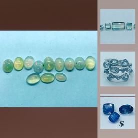 MaxSold Auction: This online auction features 14.97 ct tcw Green Peridots, Blue Sapphire Cluster 925 Ring, 52.6 ct tcw Aqua Citrine Cabochons, 3.42 ct tcw Green Tourmalines, 5.66 ct tcw Opals, 1.31 ct Tri Color Madagascar Sapphire and much more!