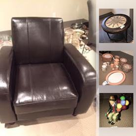 MaxSold Auction: This online auction features FURNITURE: Mixed cushion loveseat and matching chair, ottoman with pillows; mirrored table and more! CHINA: Fitz and Floyd "Renaissance" service for 12; assorted serving pieces. GLASS/CRYSTAL: Rosenthal stemware and much more!