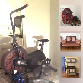 MaxSold Auction: This online auction features outdoor furniture, vacuums, wall art, tea sets, crystal, china, pottery, plants, sewing machine, cameras, instruments, shelving, camping equipment, records, power tools, exercise equipment and much more!