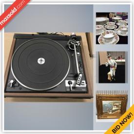 MaxSold Auction: This online auction features fur coats, vintage turntables, vinyl records, Royal Doulton figurines and much more!