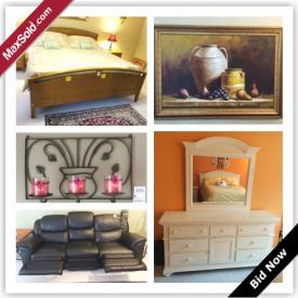MaxSold Auction: This East Greenwich Downsizing auction was your one stop shop to furnish your home. This auction features three complete bedroom sets, a super comfy La-Z-boy couch and much more! Check it out!

