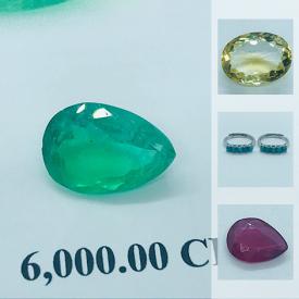 MaxSold Auction: This online auction features Golden Citrine, Ethiopian Opals, Bright Green Peridots, Turquoise 925 Rings, Emerald, Glass Fill Blood Red Ruby, Brazilian Aquamarine Citrine, Cherry Red Rhodolite Garnets and much more!