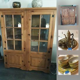 MaxSold Auction: This online auction features purses, costume jewelry, dishware, books, crock pot, Bluetooth headset, glass decor, cabinets and much more.