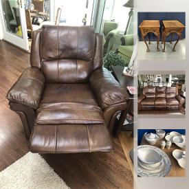 MaxSold Auction: This online auction features Dresser, China, Plant stands, Antique stroller, Antique Trunk, Ethan Allen Coffee Table, Cabinet, Round Cocktail Table, Kitchen Island, Lane Furniture End Table and much more!