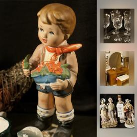 MaxSold Auction: This online auction features books, lamps, china, jewelry, dolls, pottery, teacups, sewing machine, figurines, wall art, puzzle, Kodak picture maker and much more.