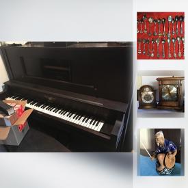 MaxSold Auction: This online auction features Antique Senegal and Quito Player Piano, Vancouver Sun 1936 Framed Article, Art Including Original Canvas, Solid brass Horse Sculpture, Original Wooden Art, comics, hats and much more!
