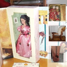 MaxSold Auction: This online auction features Barbie Dolls, Womens Leather Jackets, Marilyn Monroe Pictures Wall Art, Large Pictures, Wall Art, Vintage Jasmine Guitar, Children's Wooden Rocking Horses, Air Mattress, Antique And Vintage Doll Clothes, Dolls and much more!