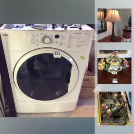 MaxSold Auction: This online auction features Vintage Ice-Cream parlor Chair, Cache` pot, Carolina Mirror, cast iron enamel Dutch oven, Italian Pottery, Kenmore Dryer, Brass Candelabras, Jewelry Cabinet, vintage tools, Lobster dog costume, sheet music, Fishing Lures and much more!