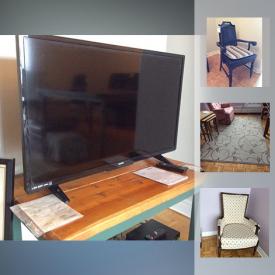 MaxSold Auction: This online auction features televisions, furniture, walkers, wheelchair transfer, commode and other medical assist items, bookshelves, dressers, rolling cart, Group of Seven print, canvas prints, kitchen items, small kitchen appliances, humidifier, P. Brisby watercolor prints, Canadiana items, linen, zebra decor, lamps and more!