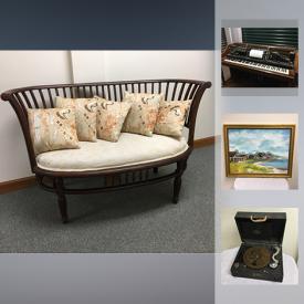 MaxSold Auction: This online auction features sports cards, player piano, player piano rolls, paintings, vases, adding machine, electric fireplace, signed hockey sticks, vinyl LPs, jewelry, lamps, antique postcards and much more.