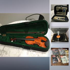 MaxSold Auction: This online auction features Vintage Mid century Bench, Records, painting, Armoire, Pokemon collectibles, LEGO, Vintage Life Magazines, Acer Tablet, Advent Vintage Stereo Speakers, Marantz Stereophonic Receiver, Violin, Barbies, Vintage Sewing Machine and much more!