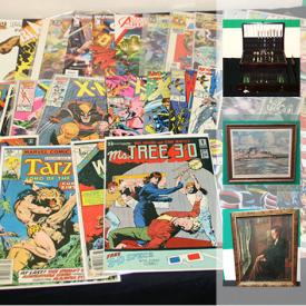 MaxSold Auction: This online auction features comic books, jewelry, video camera, books, records, baseball cards, crystalware, figurines and much more.