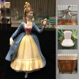 MaxSold Auction: This online auction features Vintage Homeware, Watches, Purses, Framed Art, Decorative Birds, Ceramic Floral Decor, Vintage Costume Jewelry, Vintage Modern Items, Ginger Jar, Jardiniere, Royal Doulton Figurine, Vintage Hats and much more!