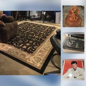 MaxSold Auction: This online auction features Star Wars Books, Coca Cola Pillow Throw Pillows, area rug by Jacqueline Smith, Ikea Area Rug, George Foreman Grill, Cookie Jar, Elvis Collection Records, Lenox Clock, Dirt devil featherlight bagless vacuum, Fishing gear and much more!