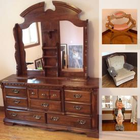 MaxSold Auction: This online auction features Bathroom Paper Roll Novelty, Decoratively Carved Wooden Sofa Table, Antique Holy Bibles, Italian Renaissance Curule Throne Chair replica, Bombay Co. Hall Table, Pioneer Speakers, Metal Outdoor Patio Bench, Rocking Chair, C.E.C. Turntable, Sentrek Analyzer and much more!