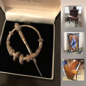 MaxSold Auction: This online auction features wall art, ice skates, picture frames, lamps, candle holders, books, crystal, exercise machine, outdoor furniture, glassware, lawn mower, garden tools, holiday decor, luggage and much more.