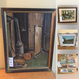 MaxSold Auction: This online auction features Limited Edition Signed Robert Bateman, Hand Painted Asian Vase, Retro Myott Dinnerware, Marjorie Pigott Watercolour, H.A. Mummery Signed Watercolour, British Coins, hockey cards, Pepsi Trading Cards and much more!