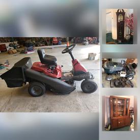 MaxSold Auction: This online auction features quilts, Jewelry Armoire, Lenox collectors plates, Area Rugs, Kenmore Elite Front Loader Washer, Kenmore Elite Front Loader Dryer, Portable Propane Heater, Ninja Cooking System, Cuisinart coffee maker, English Rose China Tea Set, Kennedy Rolling Tool Box, Craftsman Ride On Lawnmower and much more!