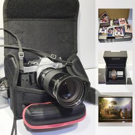 MaxSold Auction: This online auction features sports cards, computer, cameras, speakers, comic books, paintings, projector, phones, video games, records and much more!