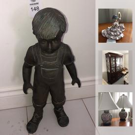 MaxSold Auction: This online auction features Wood Dining Room Table, Buffet and Hutch Wooden, Bombay Side Tables, lamps, Faux Fur Coat, Swarovski figurines, Beswick German Shepherd Dog, Royal Doulton Collector Plates, Lladro, Grillmaster Propane BBQ and much more!