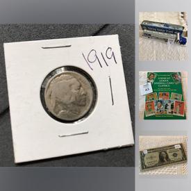 MaxSold Auction: This online auction features COLLECTIBLE: Coins/currency/proof sets; toy tanker trucks/Hot Wheels; first day covers; vintage post cards; old keys; pin backs; Coca Cola; Star Wars; marbles; baseball related. BOOKS: Adult, Childrens, books on tape and much more!