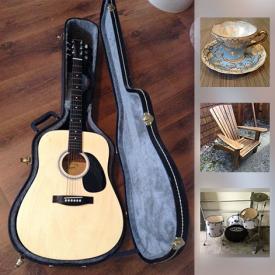 MaxSold Auction: This online auction features tools, building toys, holiday decor, books, guitar, lamps, printer, barbecue, glassware, outdoor furniture, flower pots, ladders, bike rack and much more.