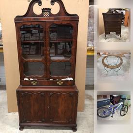 MaxSold Auction: This online auction features furniture, artworks, kitchenware, mystery boxes, cleaning items, decors, collectibles, Rollerblades, Bicycle and much more.