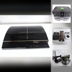 MaxSold Auction: This online auction features PlayStation 3s, Xboxs, Sega consoles, vintage electronics, video game controllers, toys, radio equipment, speakers, cameras, records, RC cars, Nintendo Wii and much more.