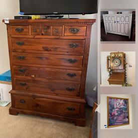 MaxSold Auction: This online auction features beds, wall art, vacuum, shelving, lamps, rugs, teddy bears, holiday decor, records, clocks and much more!