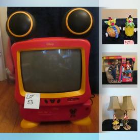 MaxSold Auction: This online auction features collectibles such as Murano clowns, Milk Glass Bowls, PYREX Primary Color Mixing Bowls, Barbies, Cabbage Patch Dolls, Cigarette Dispenser, Mickey Mouse Collectibles, Beanie Babies, Hot Wheels Star Wars Escape from Jakku and much more!